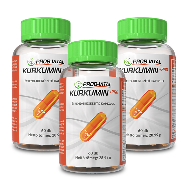 Kurkumin+PRO kapszula (3 db)