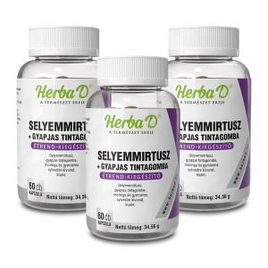 Selyemmirtusz + Gyapjas tintagomba kapszula (3 db)