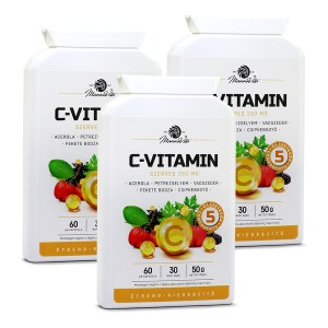 Szerves C-vitamin-kapszula (3 db)