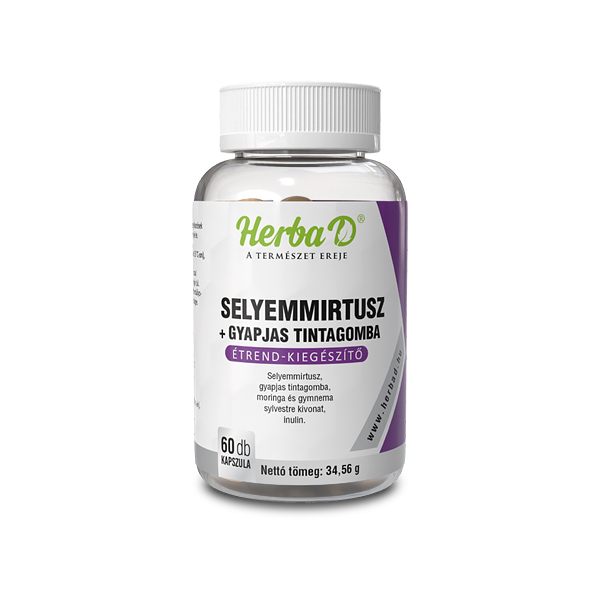Selyemmirtusz + Gyapjas tintagomba kapszula (1 db)