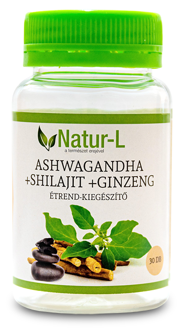 Ashwagandha + shilajit + ginzeng kapszula