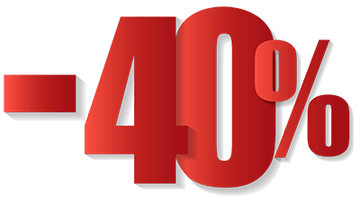 40% kedvezmény