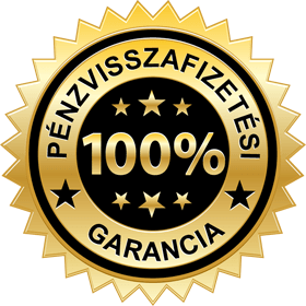 100%-os pénzvisszafizetési garancia