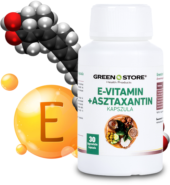 E-vitamin + Asztaxantin