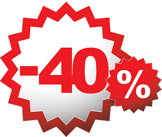40% kedveznény