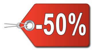 50% kedvezmény